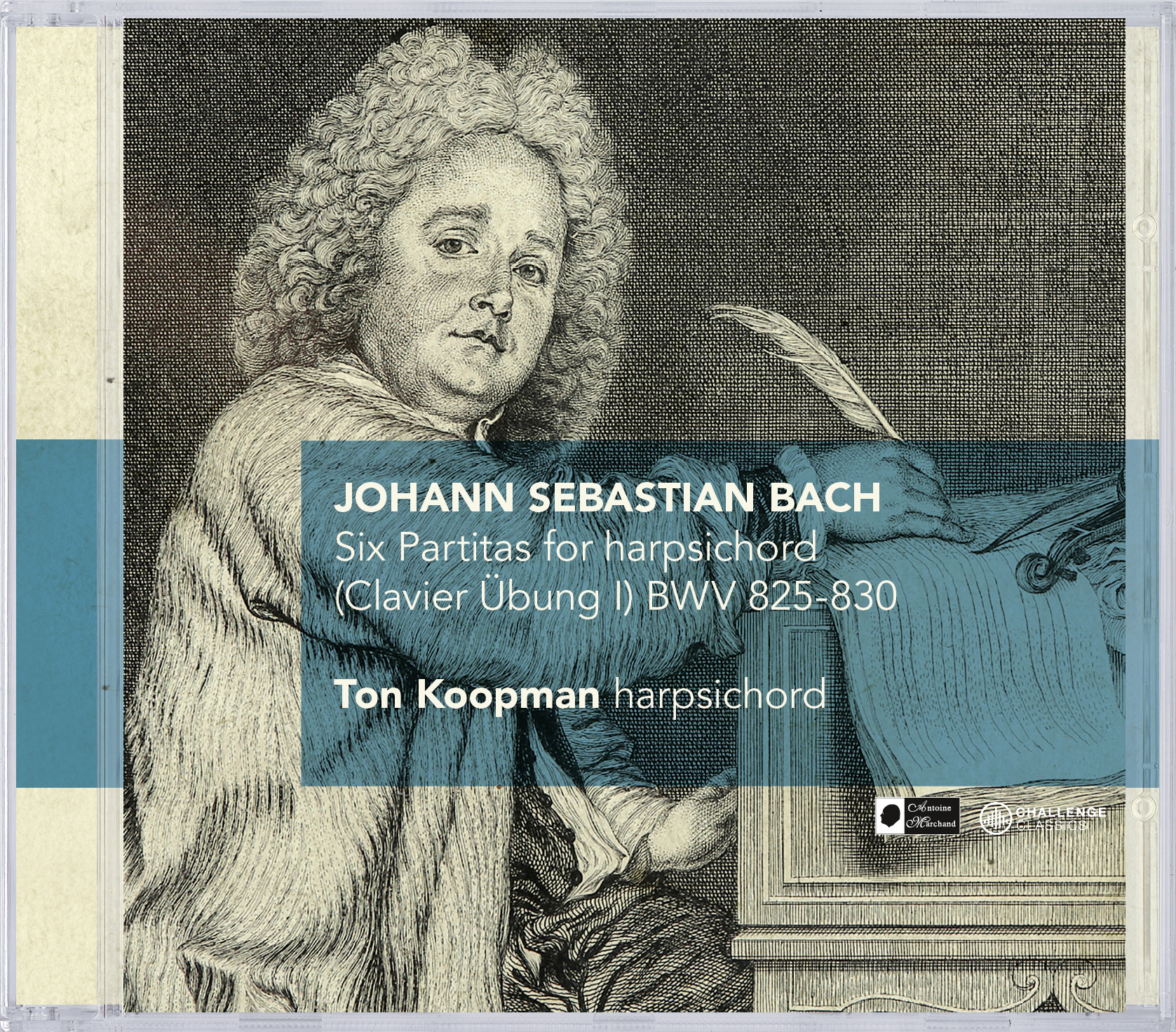 Cover: Six Partitas for harpsichord (Clavier Übung I) BWV 825-830