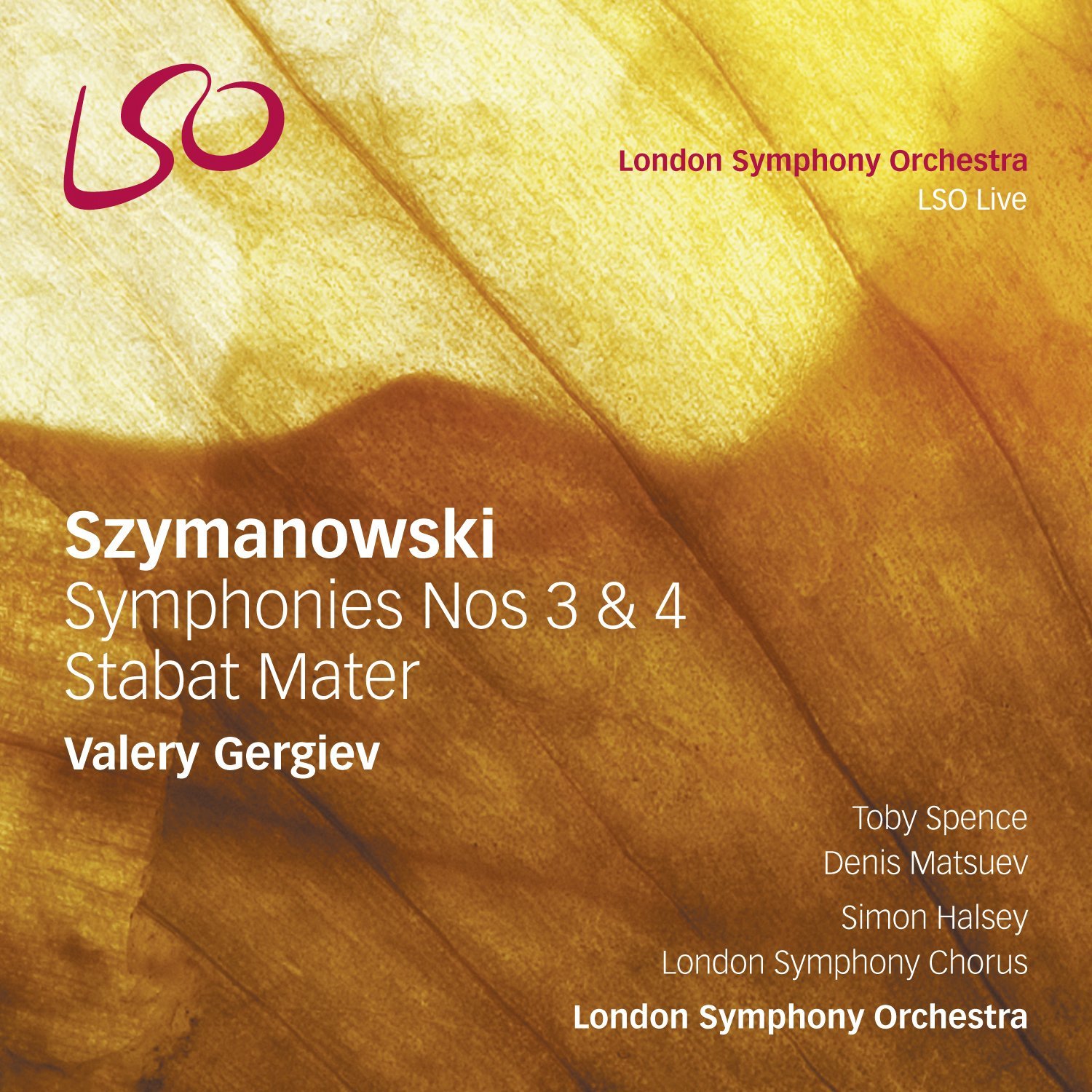 Cover: Szymanowski Symphonies Nos 3 & 4, Stabat Mater
