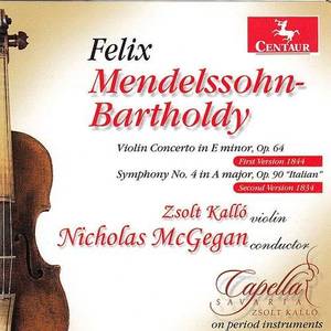 Cover: Violin Concerto & Symphony No. 4