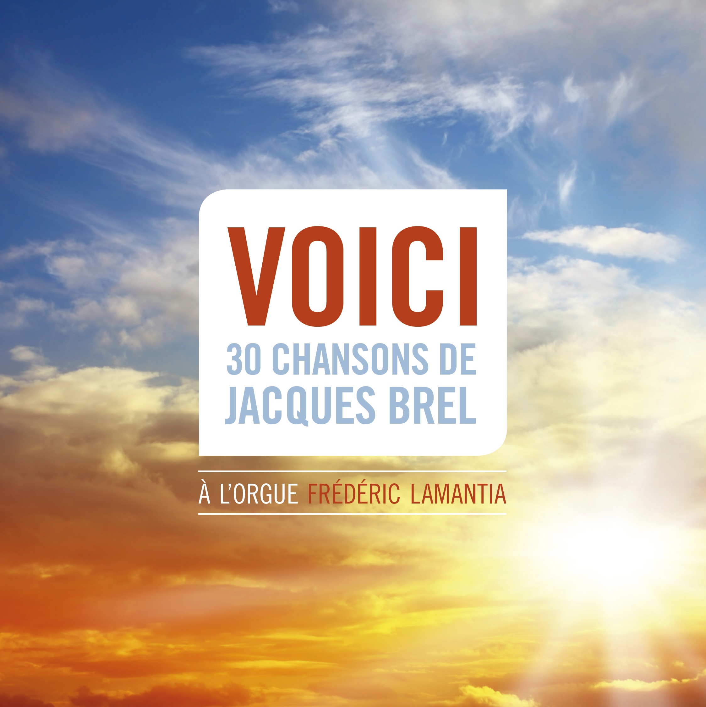 Cover: Voici - 30 songs of Jacques Brel