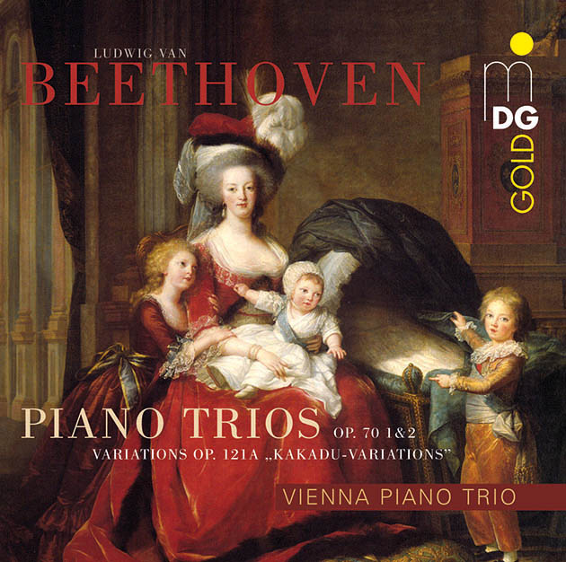 Cover: Beethoven: Piano Trios op. 70 1&2 Variations op. 121a
