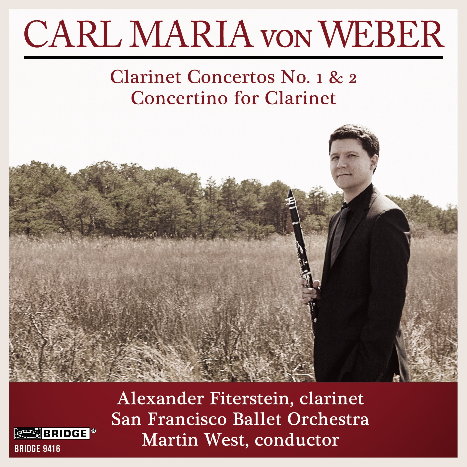 Cover: Carl Maria von Weber: Clarinet Concertos