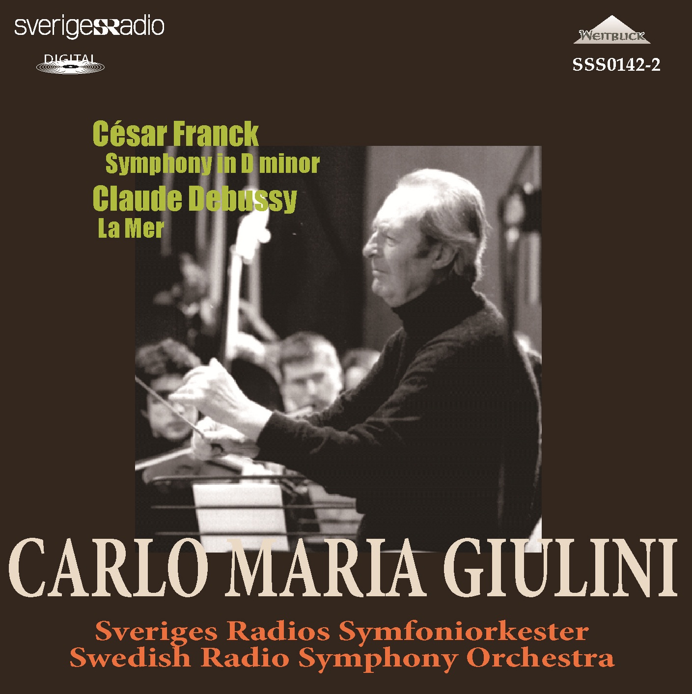 Cover: Debussy: La Mer / Franck: Symphony in D minor
