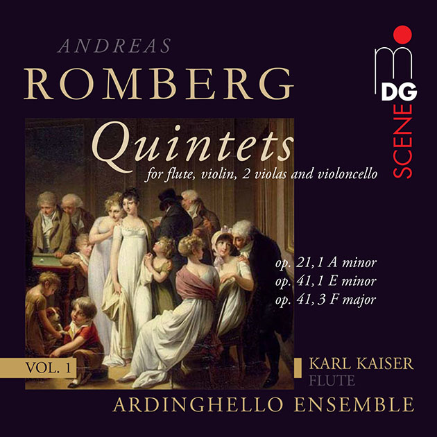 Cover: Flute Quintets Vol. 1 - Quintets op. 21, 1 and 41, 1+3