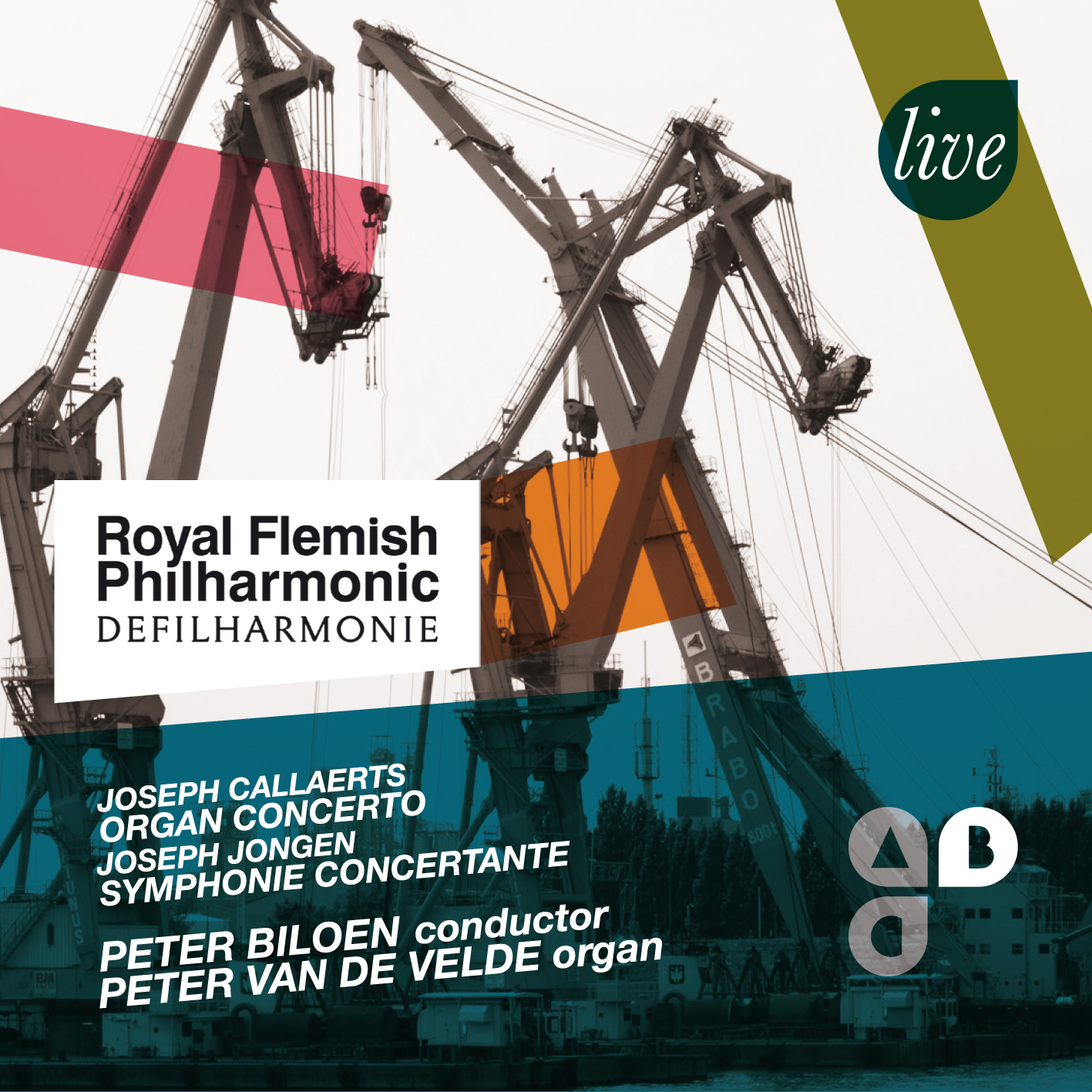 Cover: Franck, Callaerts, Jongen: Works for organ and Orchestra