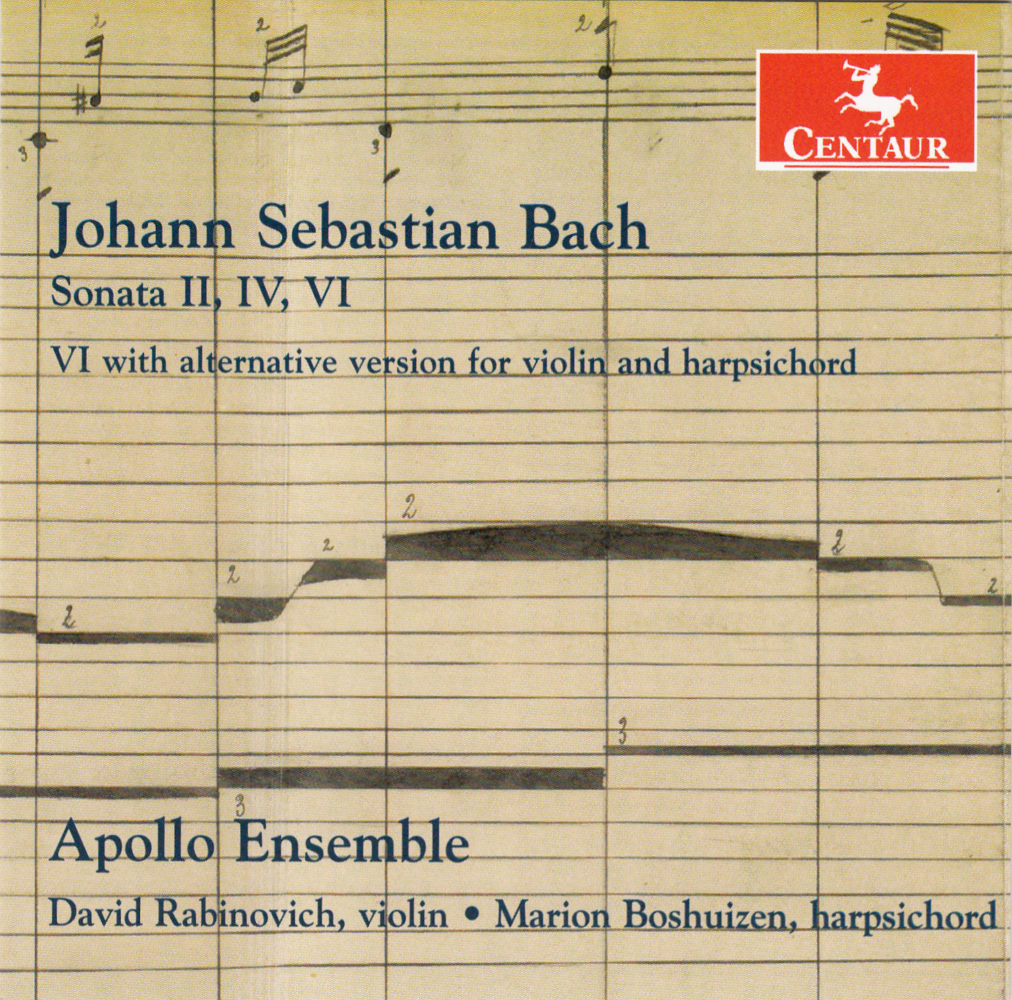 Cover: J.S. Bach: Sonatas for Violin & Harpsichord