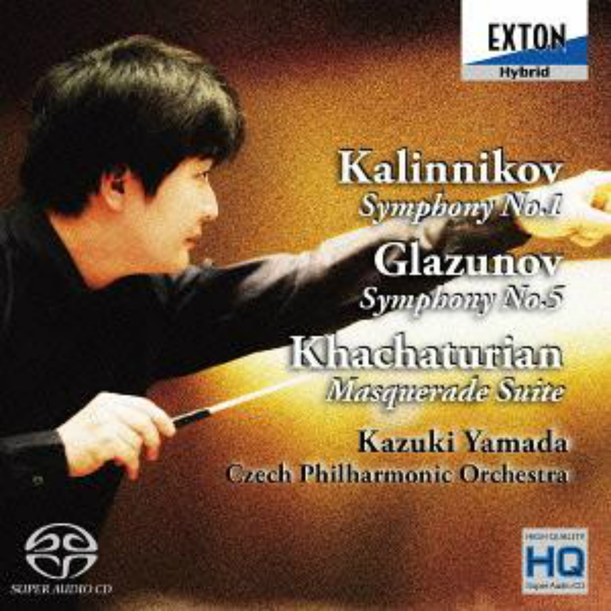 Cover: Kalinnikov, Symphony No. 1/Glazunov Symphony No. 5/Masquerade Suite -Khachaturia