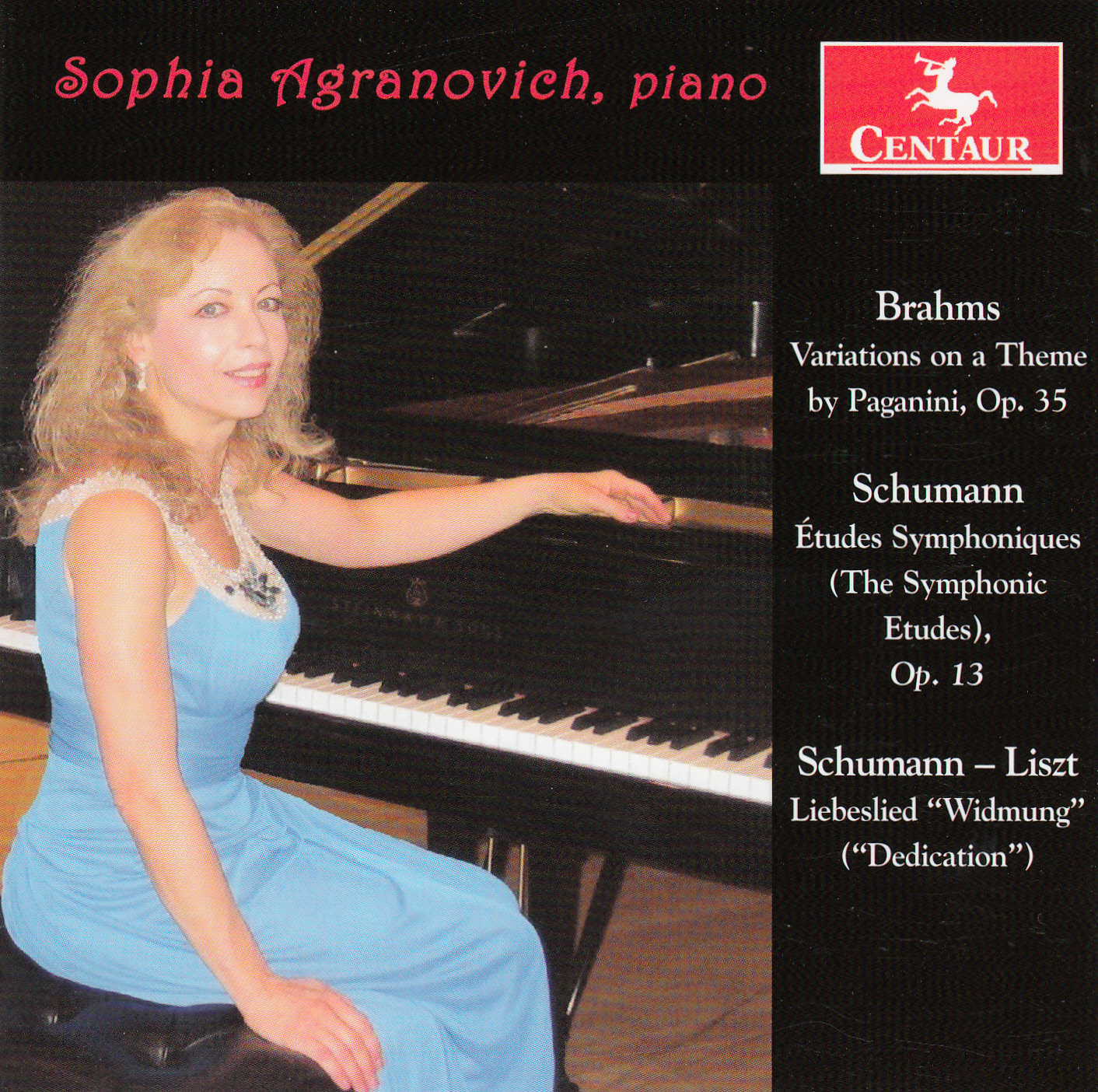 Cover: Paganini Variations, Books I and II, Op. 35 / Etudes Symphoniques, Op. 13