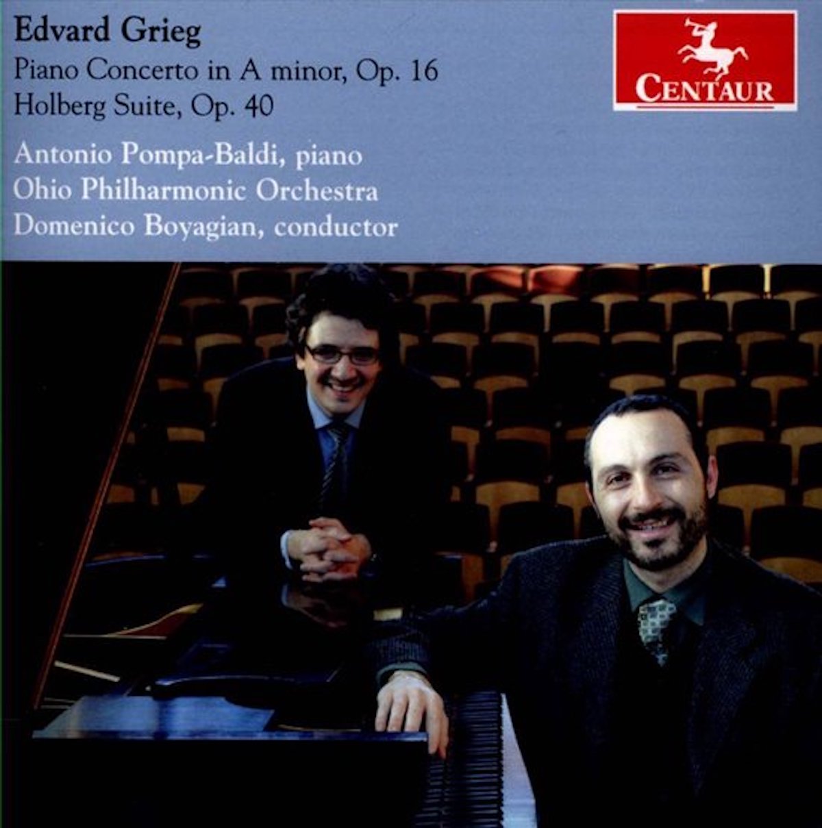 Cover: Piano Concerto Op. 16 - Holberg Suite, Op. 40