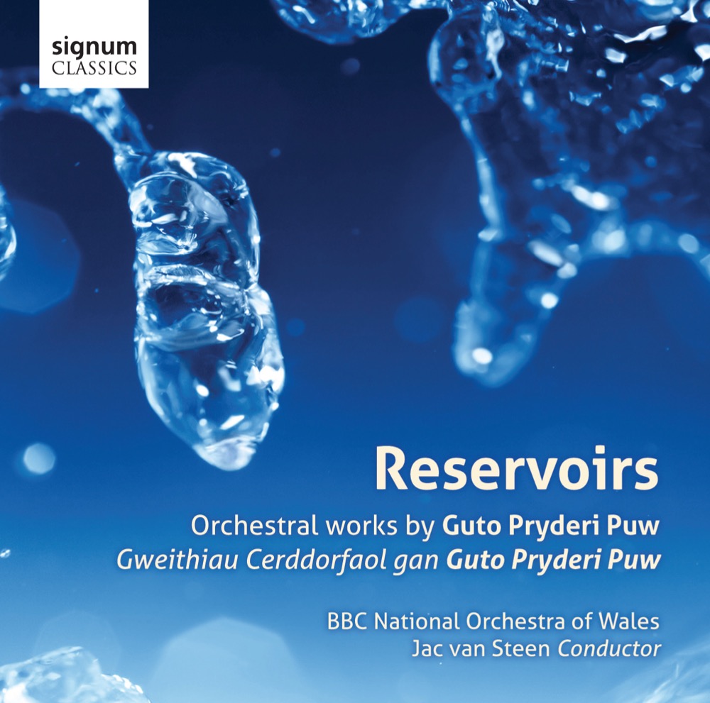 Cover: Reservoirs - Orchestral Works by Guto Pryderi Puw