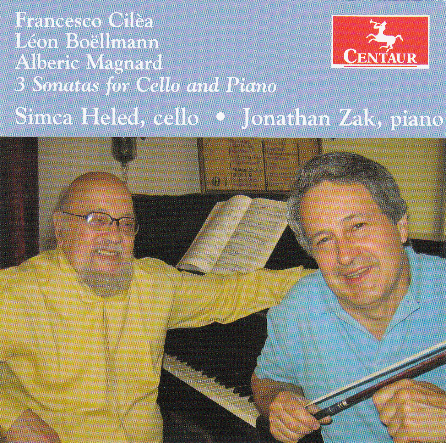 Cover: 3 Sonatas for Cello and Piano