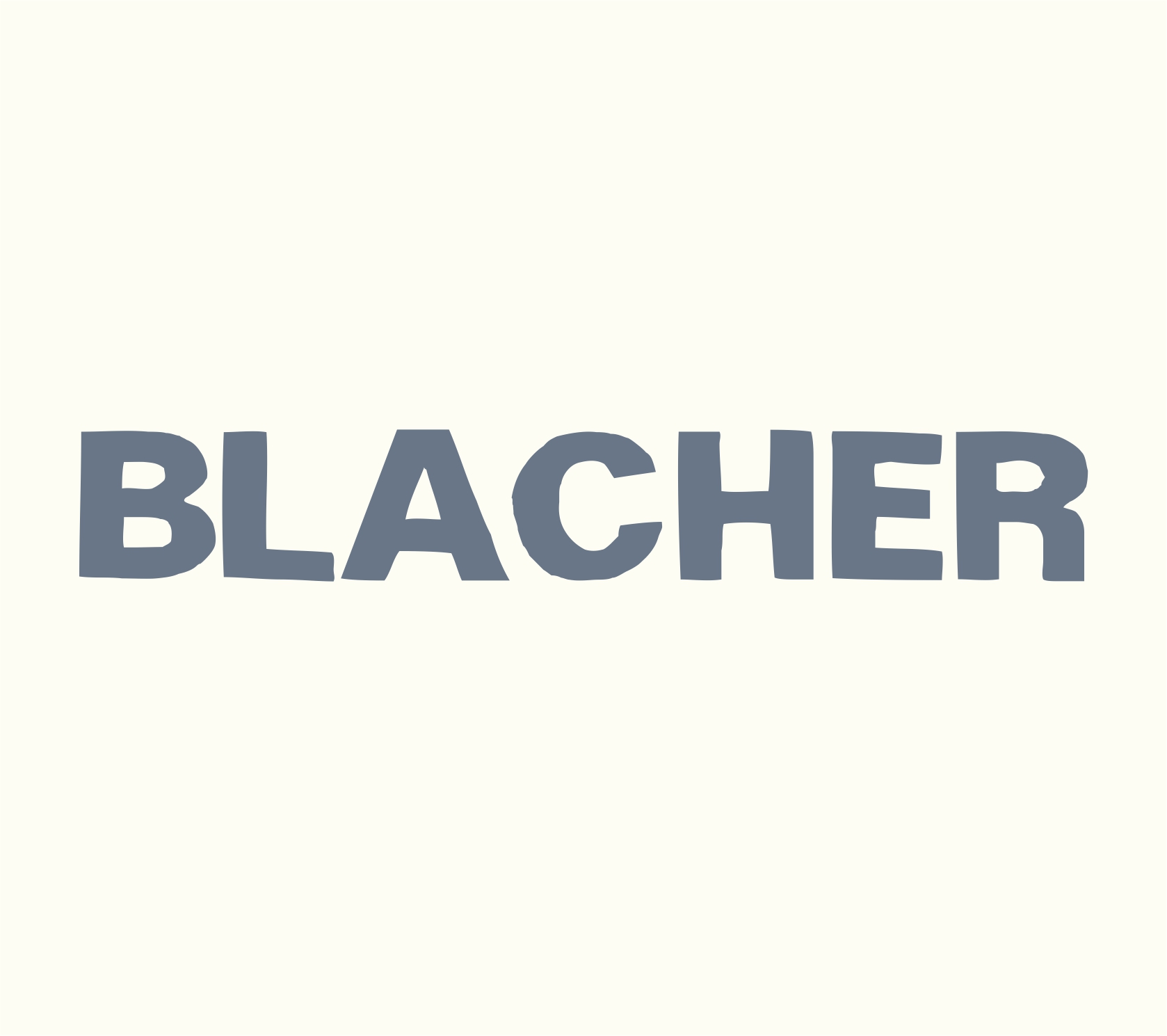 Cover: BLACHER