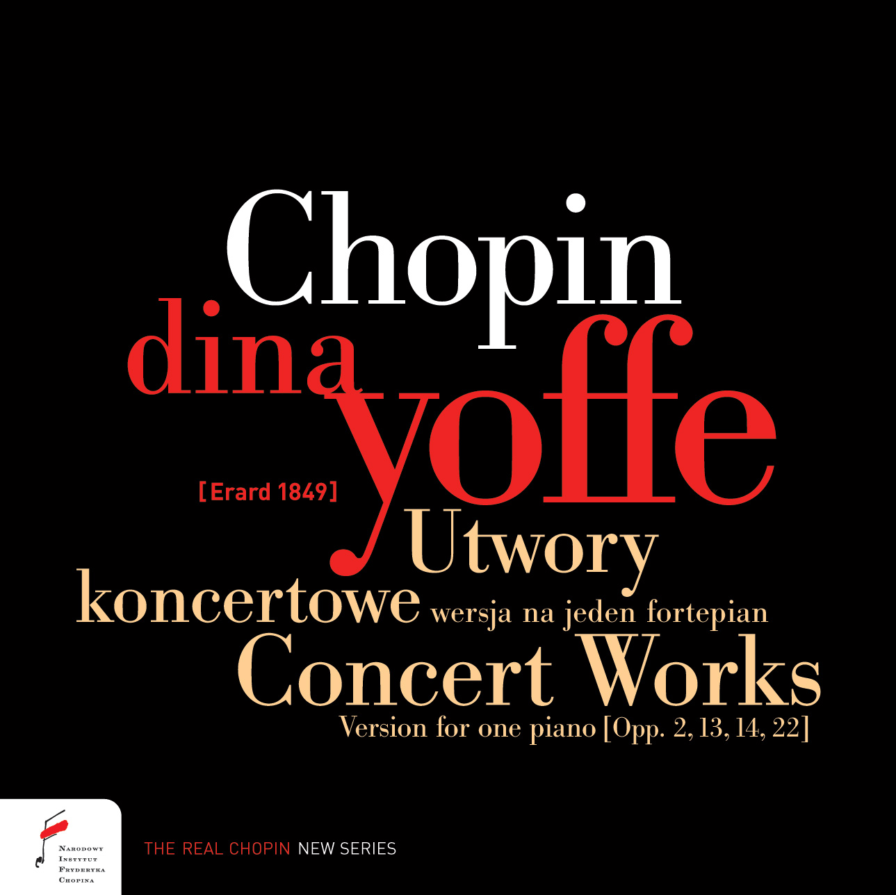 Cover: Concert works, version for one piano
