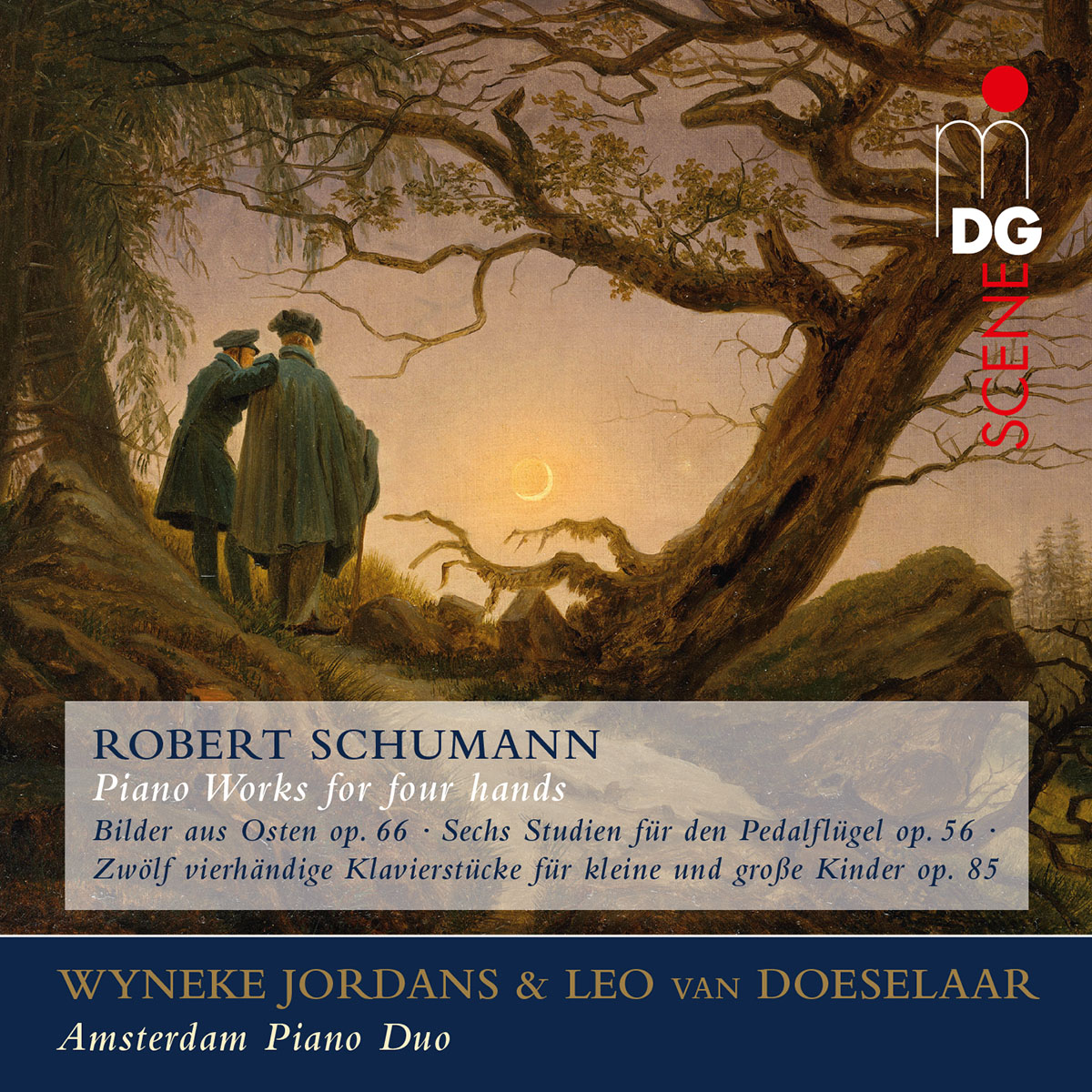 Cover: Schumann, Piano Works for four hands