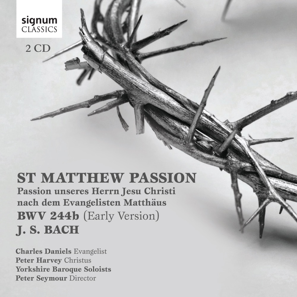 Cover: St Matthew Passion