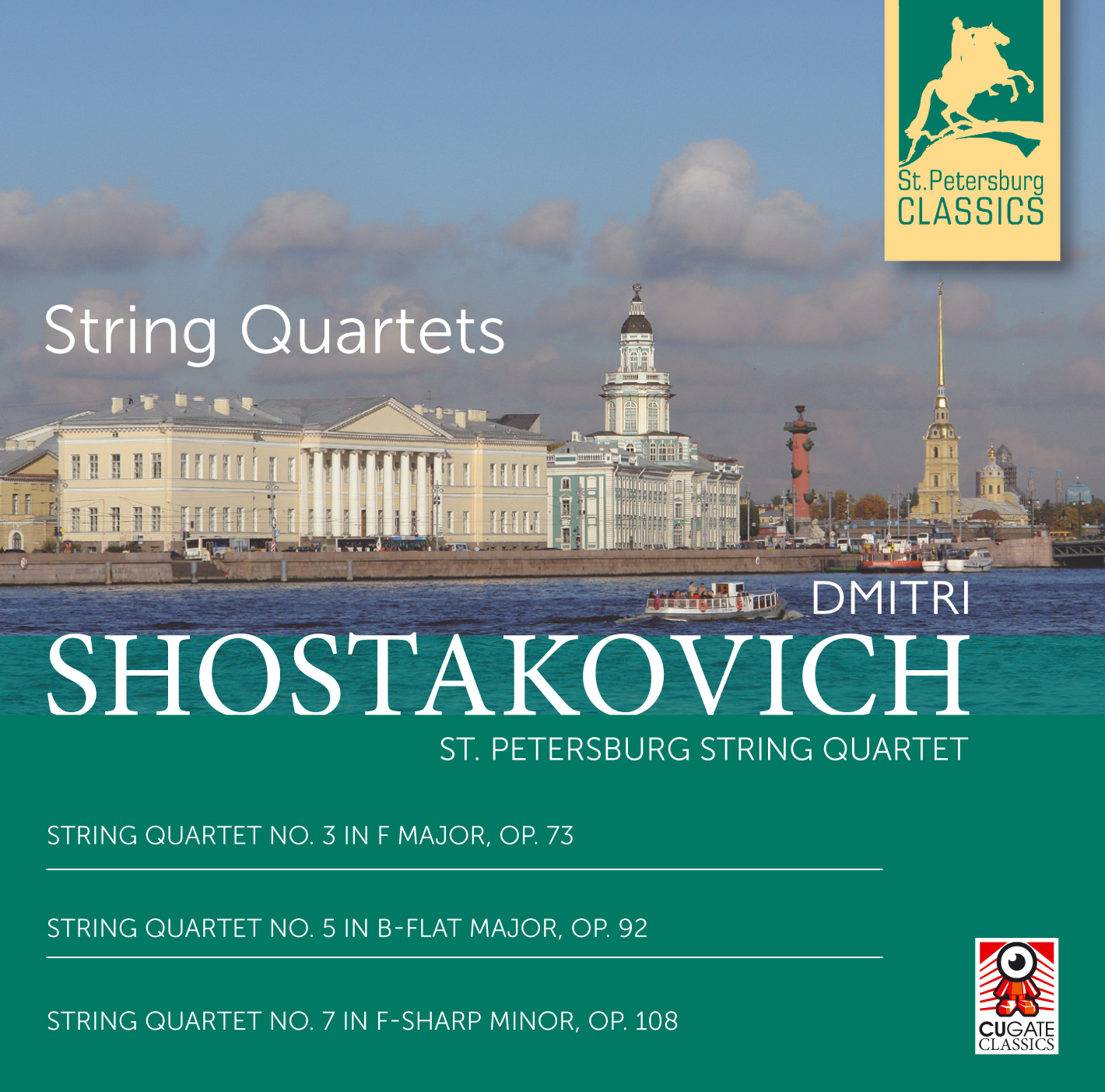 Cover: String Quartets nos. 3, 5, 7