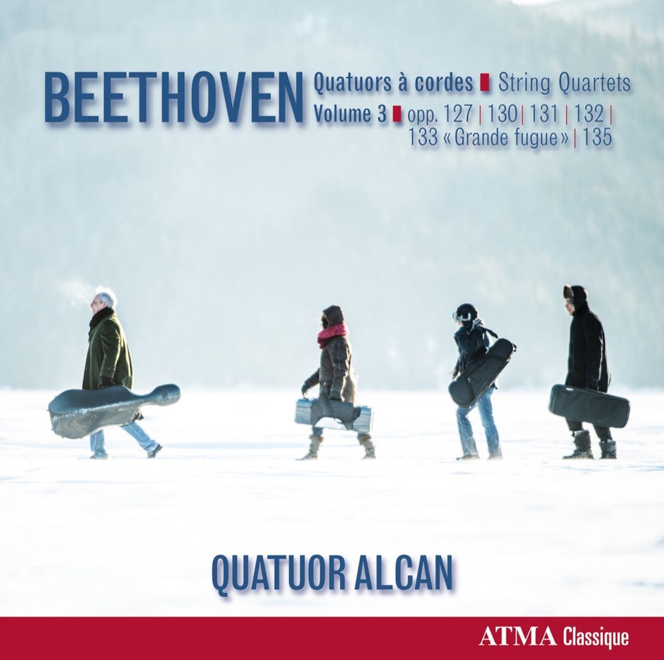 Cover: String Quartets, Vol. 3. Op. 127, 131, 130, 133 Grosse Fugue, 132, 135