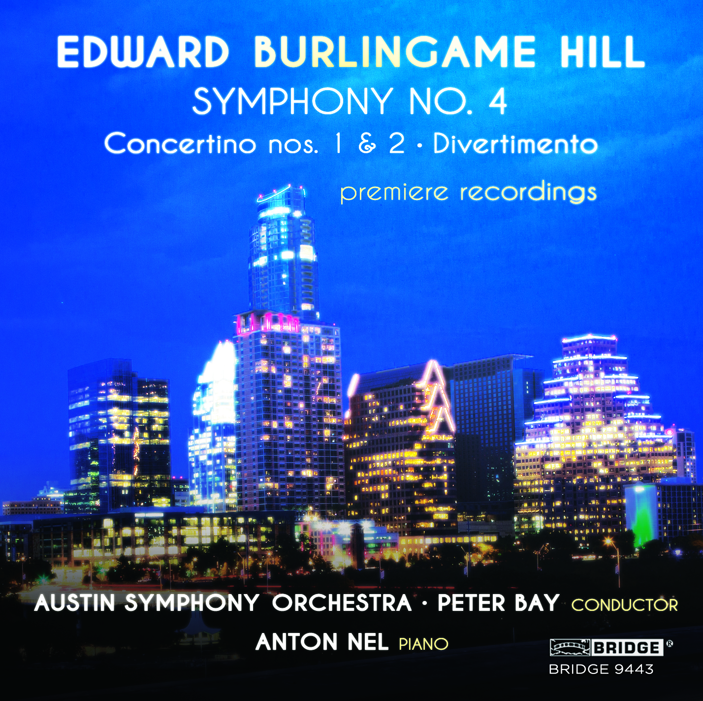 Cover: Symphony No. 4, Concertino No. 1 & 2, Divertimento