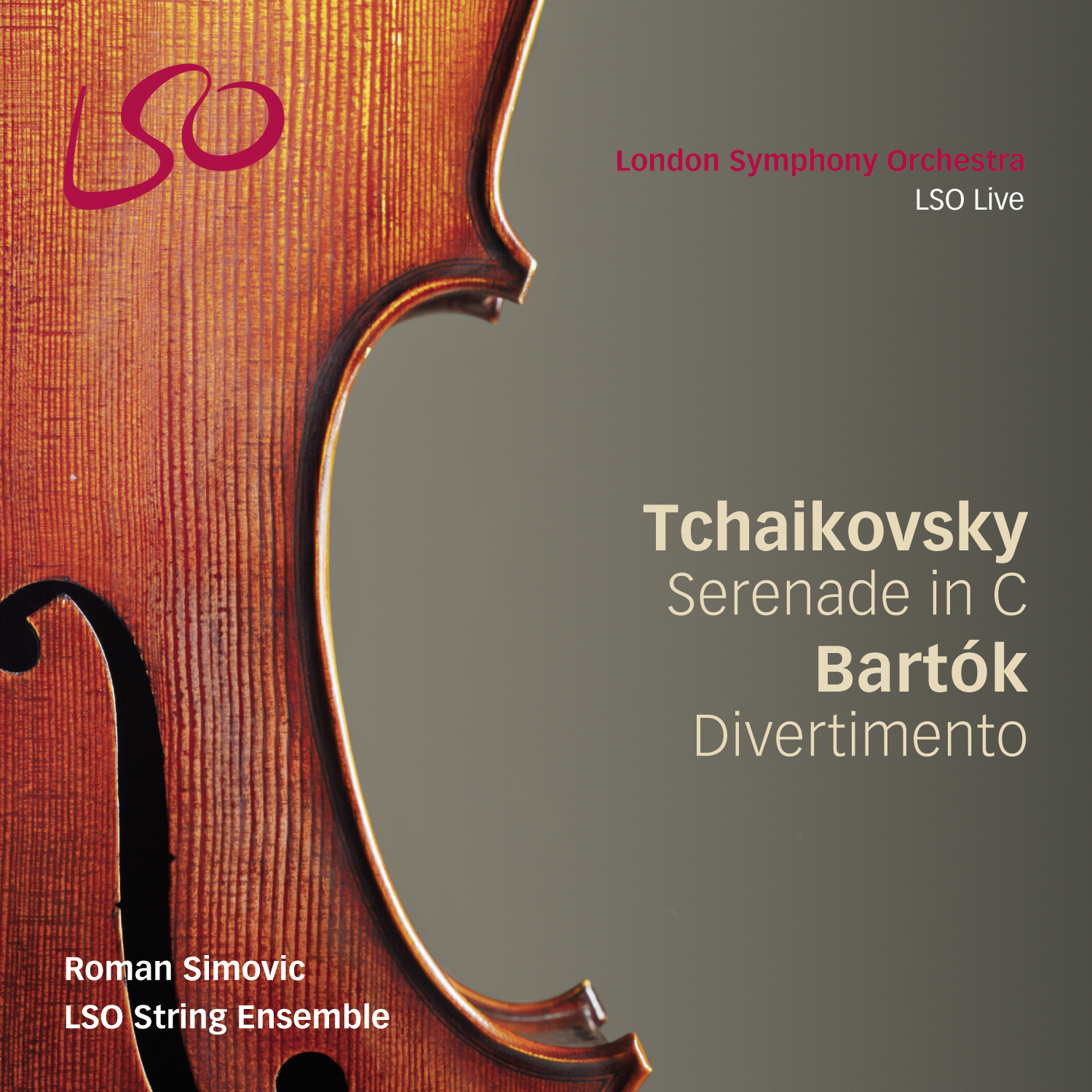 Cover: Tchaikovsky - Serenade for Strings & Bartók - Divertimento for String Orchestra