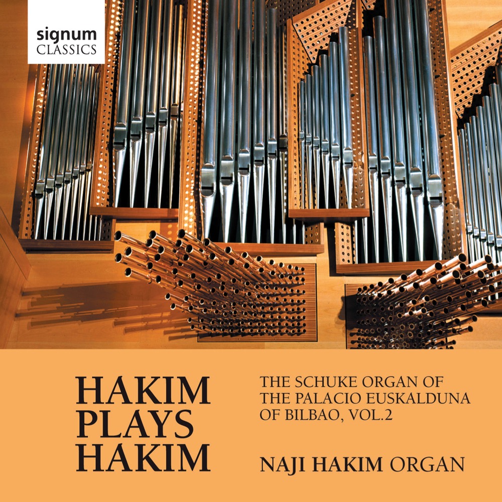 Cover: Hakim Plays Hakim - The Schuke Organ of the Palacio Euskalduna of Bilbao, Vol. 2