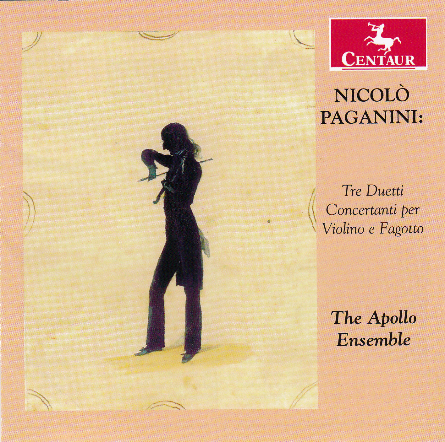 Cover: Nicolo Paganini - Tre Duetti Concertanti Per Violino E Fagotto