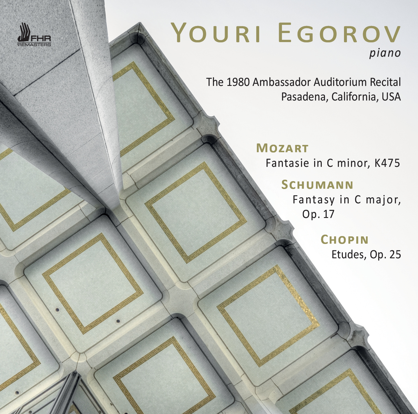 Cover: The 1980 Ambassador Auditorium Recital