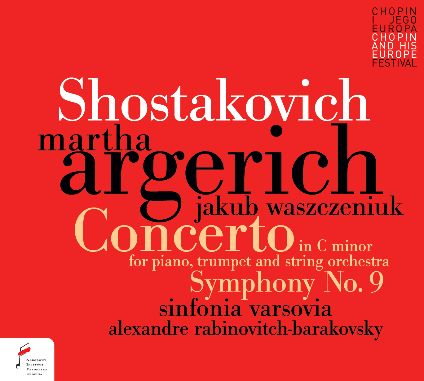 Cover: Concerto for piano in C minor Op. 35, Symphony no. 9 in E-flat major Op. 70