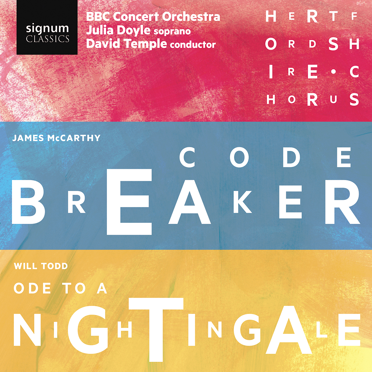 Cover: James McCarthy – Codebreaker; Will Todd – Ode to a Nightingale