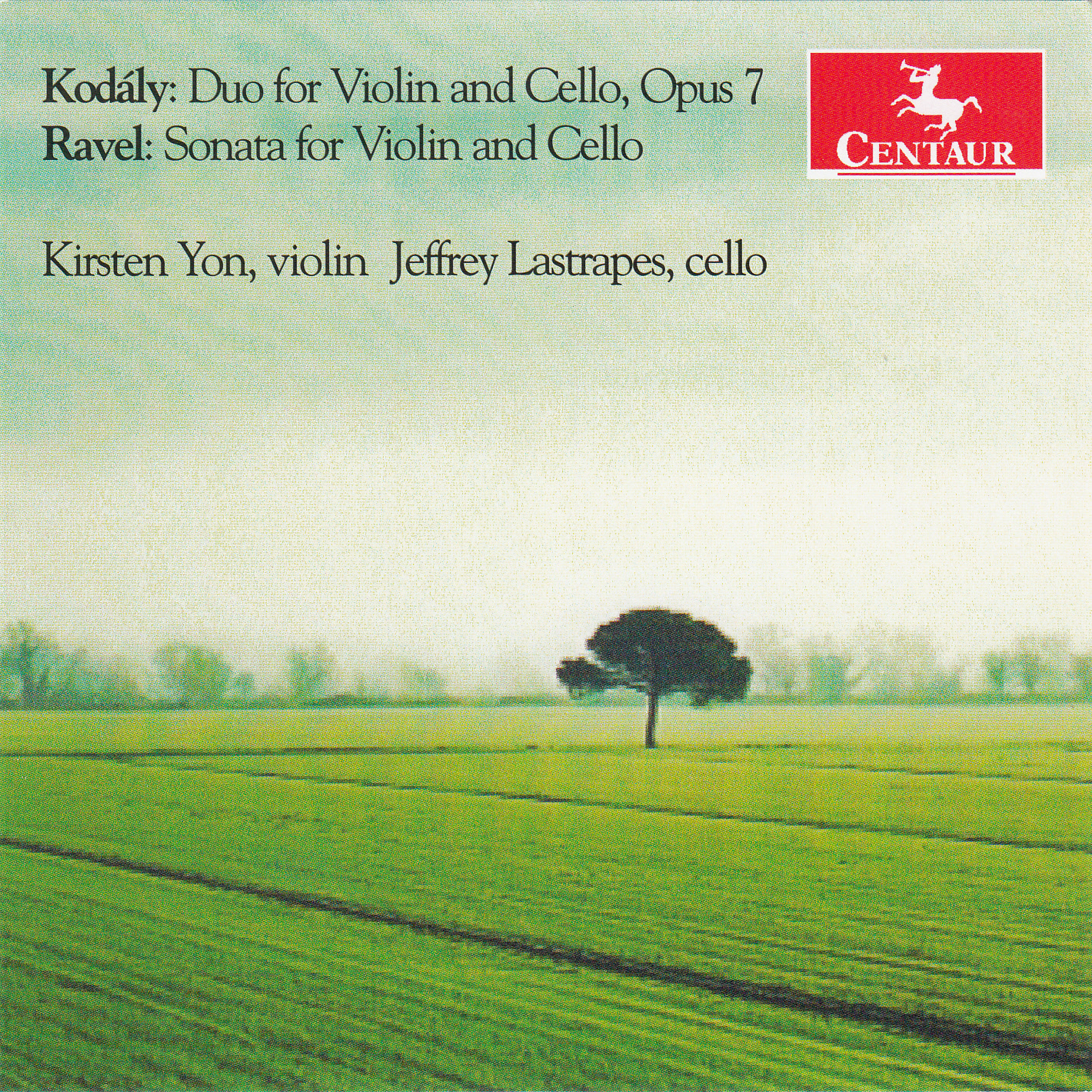 Cover: Kodaly and Ravel Sonatas for Violin and Cello