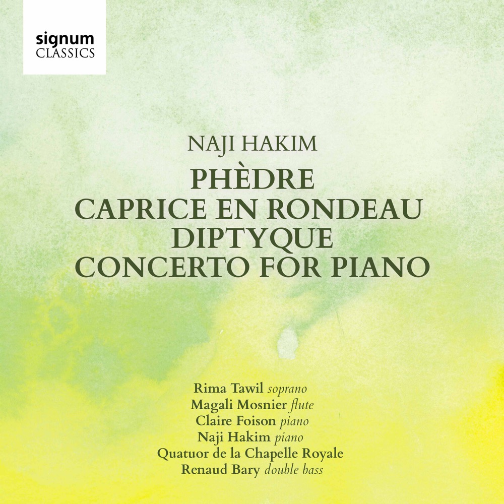Cover: Phèdre, Caprice en Rondeau, Diptyque, Concerto for Piano