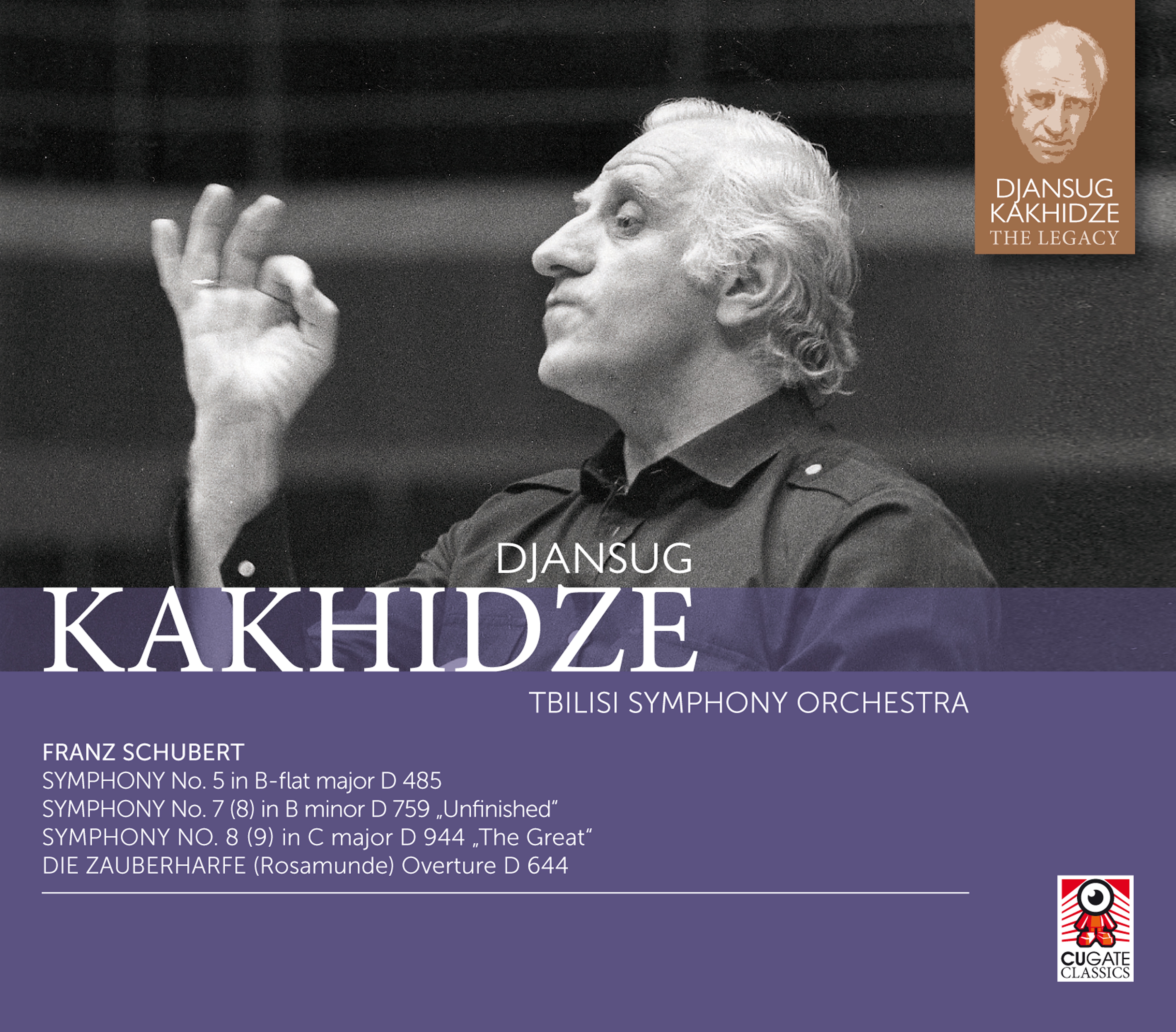 Cover: Symphony Nos. 5, 7 & 8 / Die Zauberharfe