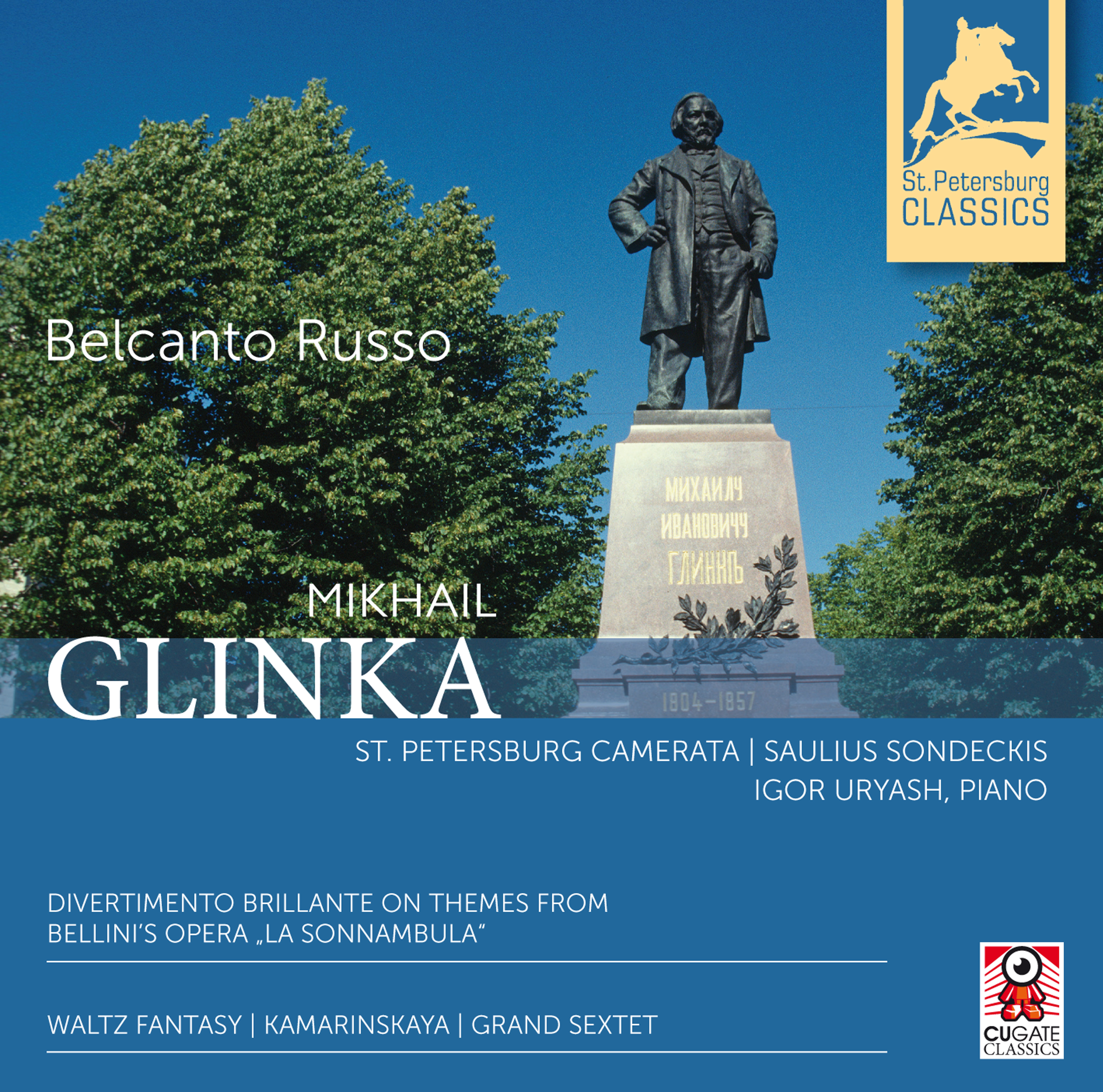 Cover: Waltz Fantasy / Kamarinskaya / Divertimento brillante on themes from Bellini’s Opera 'La Sonnambula'