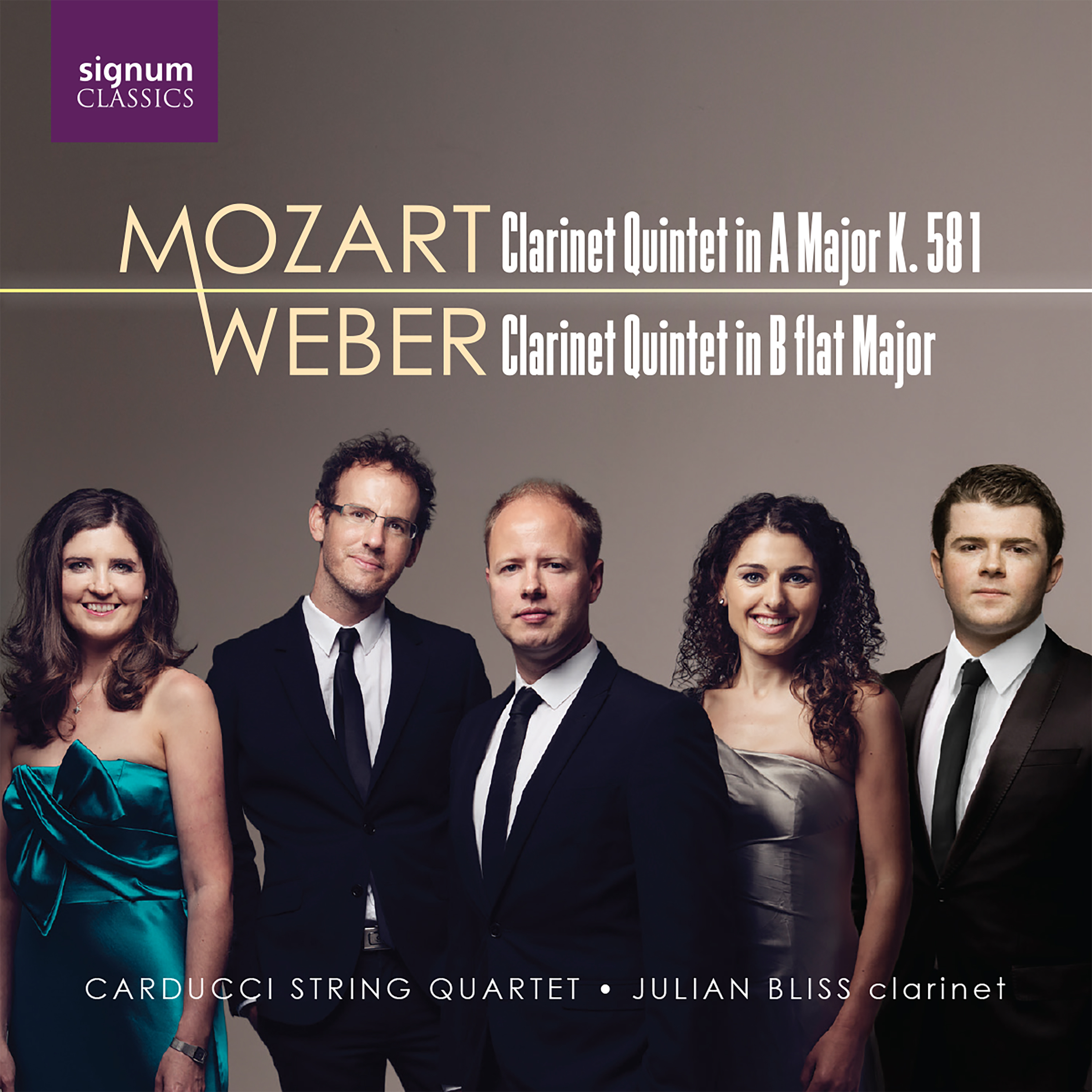 Cover: Mozart & Weber Quintets