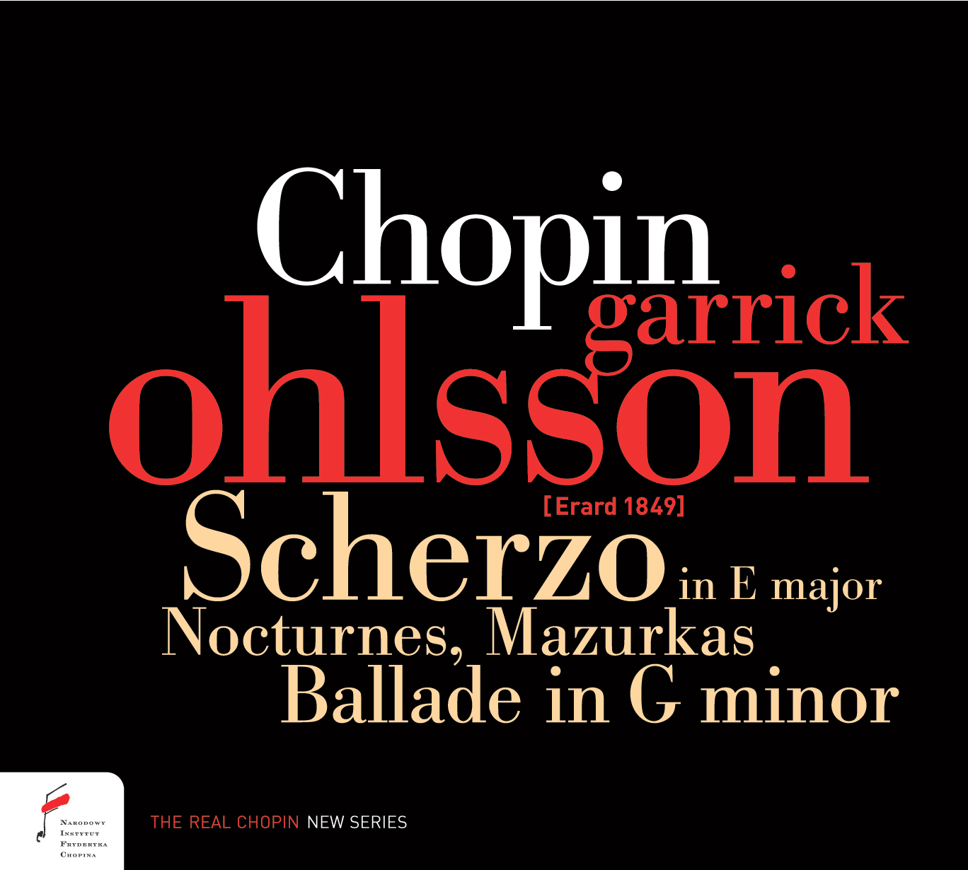 Cover: Chopin. Scherzo in E major, Nocturnes, Mazurkas, Ballade in G minor