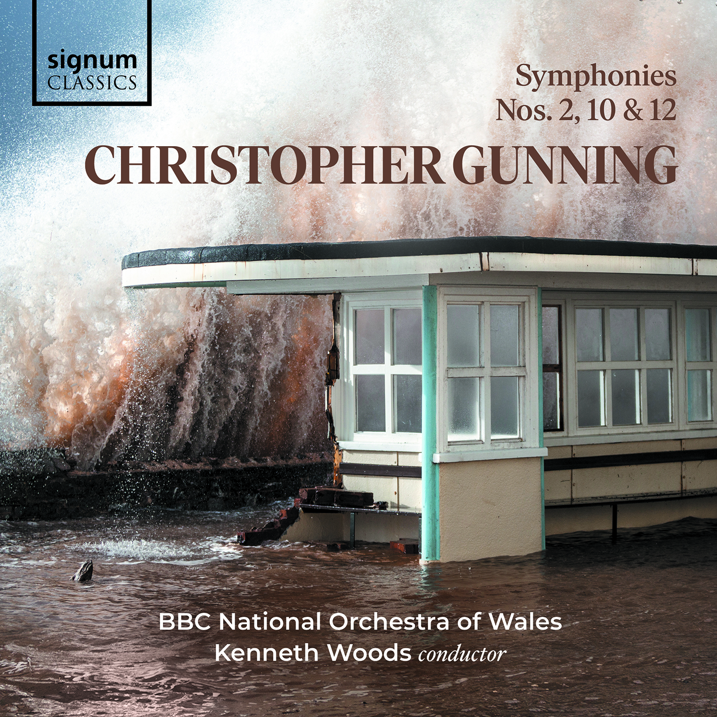 Cover: Christopher Gunning - Symphonies Nos 2, 10 & 12