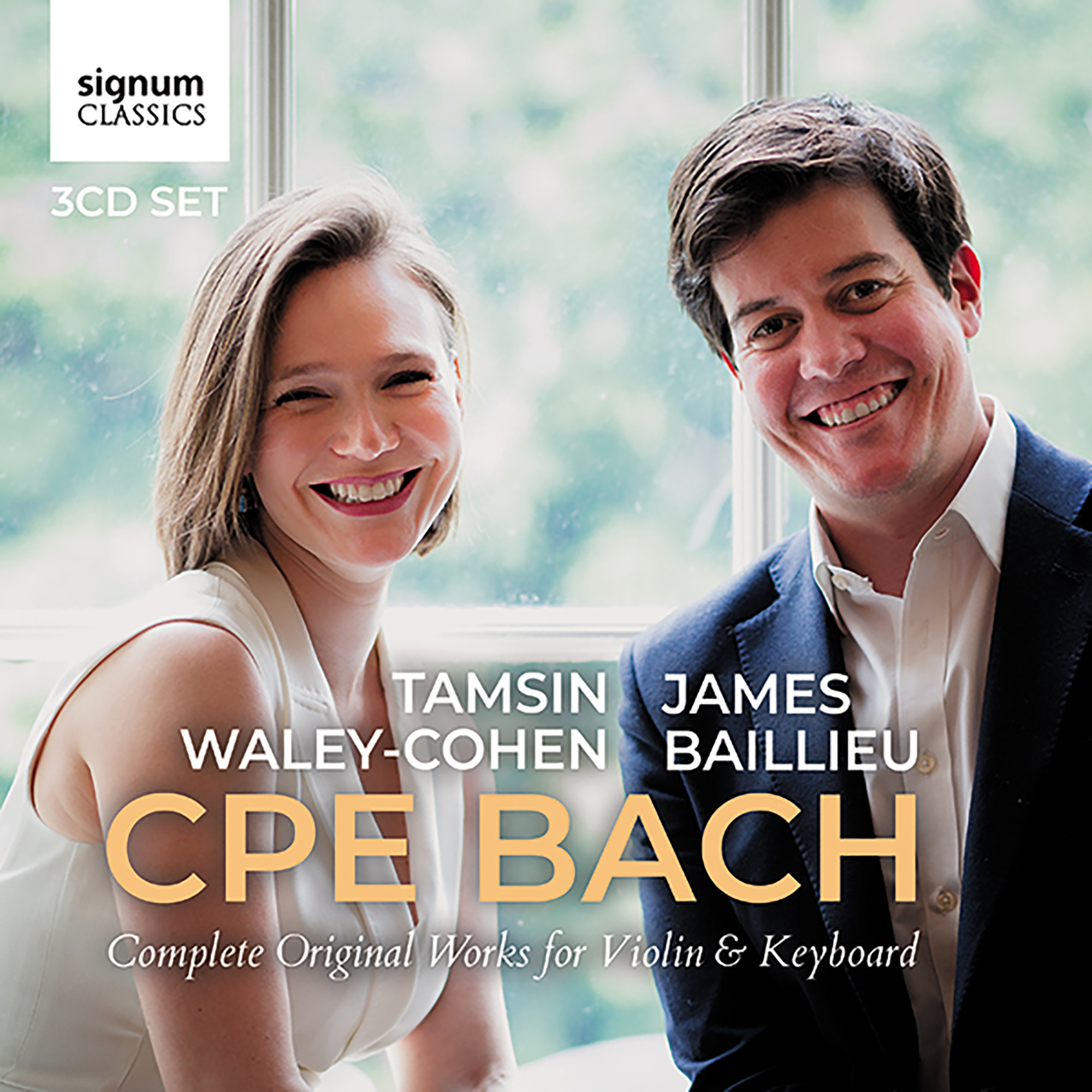 Cover: CPE Bach Complete Works for Violin and Keyboard
