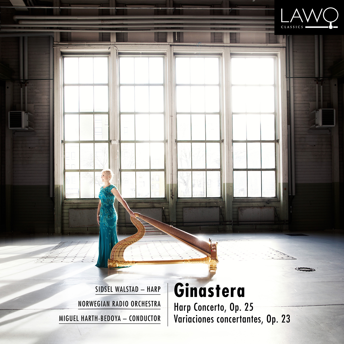 Cover: Ginastera: Harp Concerto, Op. 25 / Variaciones concertantes, Op. 23