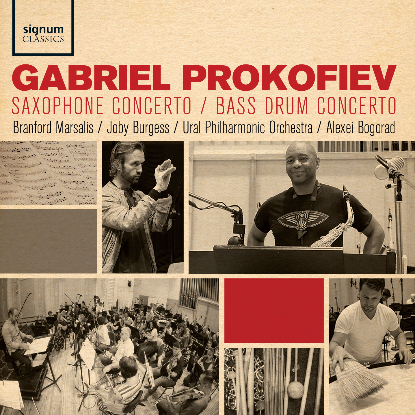 Cover: Saxophone Concerto and Bass Drum Concerto
