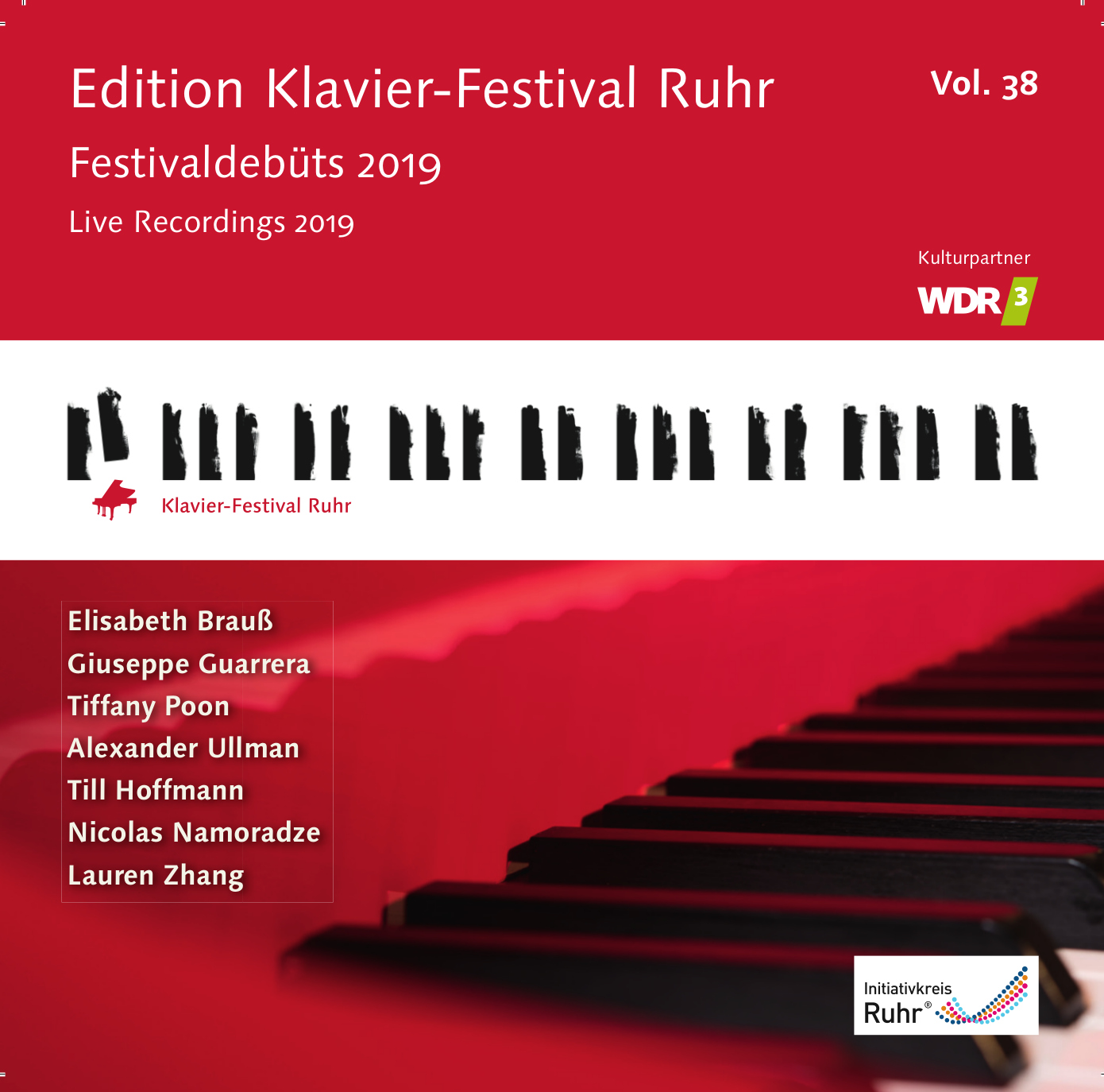 Cover: Edition Klavier-Festival Ruhr Vol. 38, Festivaldebüts 2019