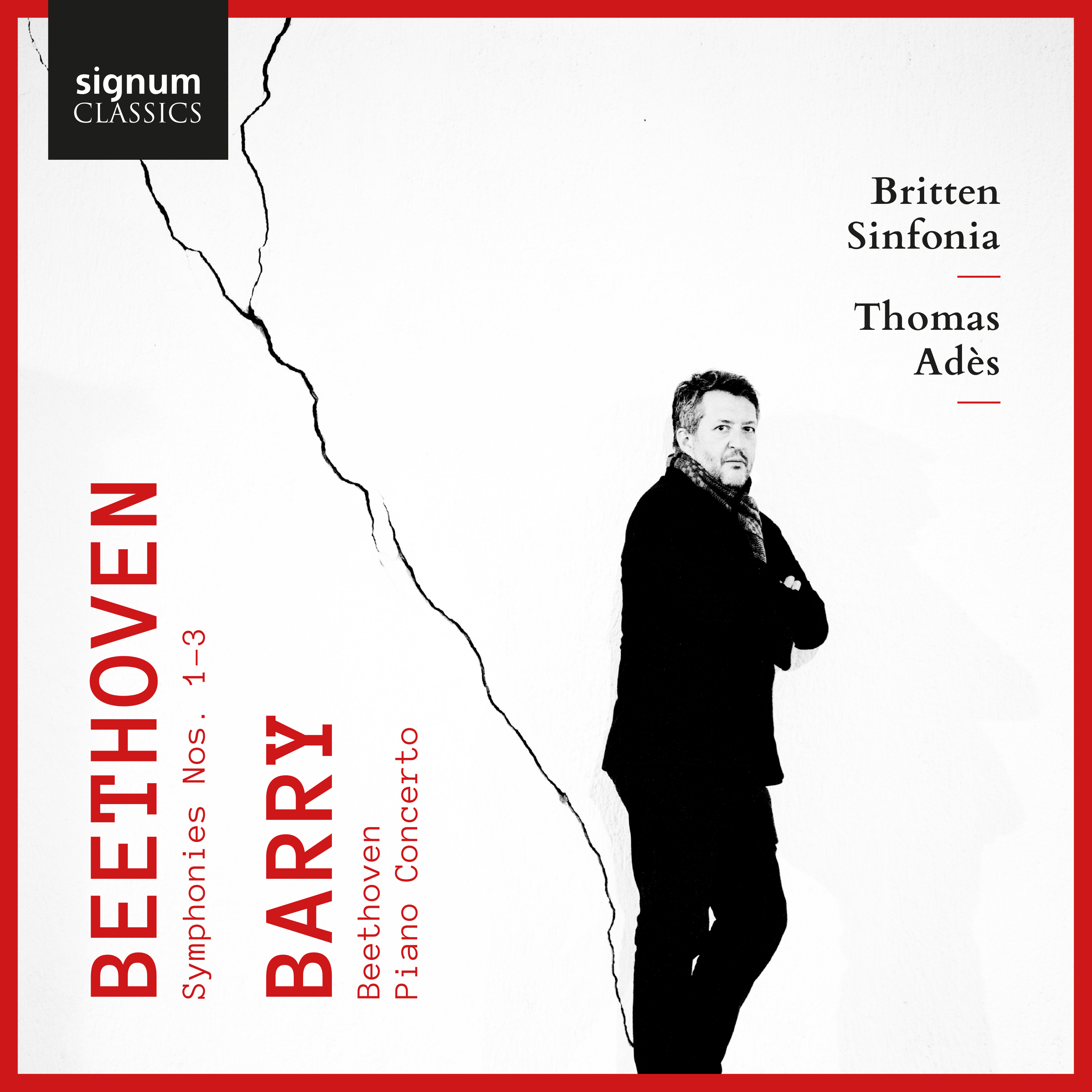 Cover: Gerald Barry Piano Concerto and 'Beethoven' / Ludwig van Beethoven Symphonies 1, 2 & 3