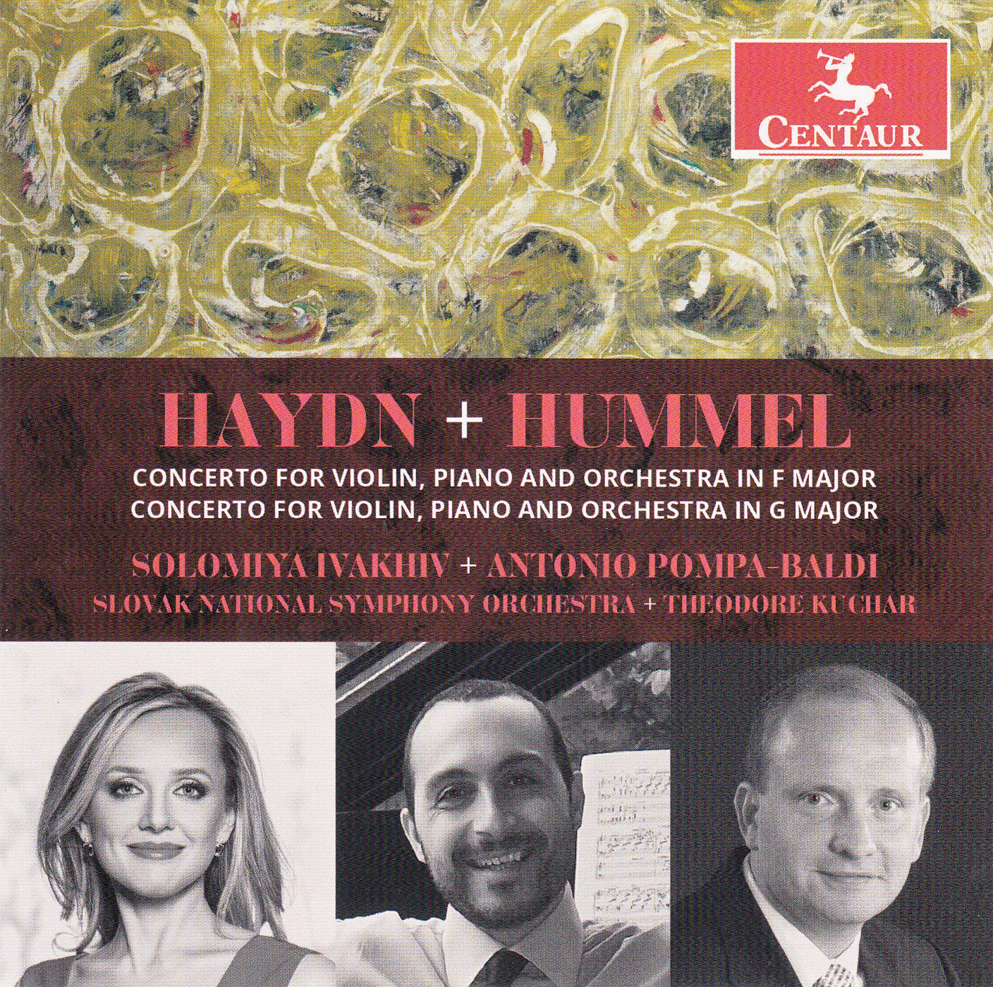 Cover: Haydn and Hummel Concertos for Violin, Piano and Orchestra