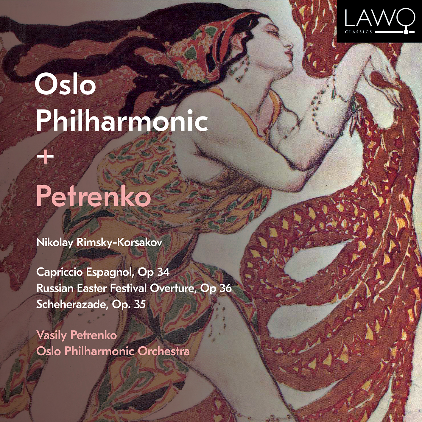 Cover: Nikolay Rimsky-Korsakov: Capriccio Espagnol, Op. 34 / Russian Easter Festival Overture, Op. 36 / Sheherazade, Op. 35