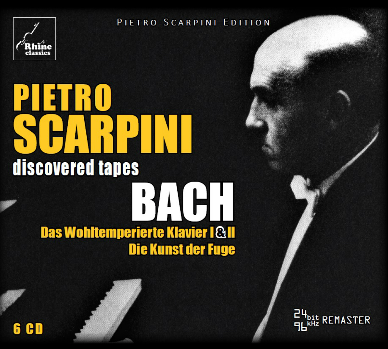 Cover: Scarpini plays Bach (6CD-box)