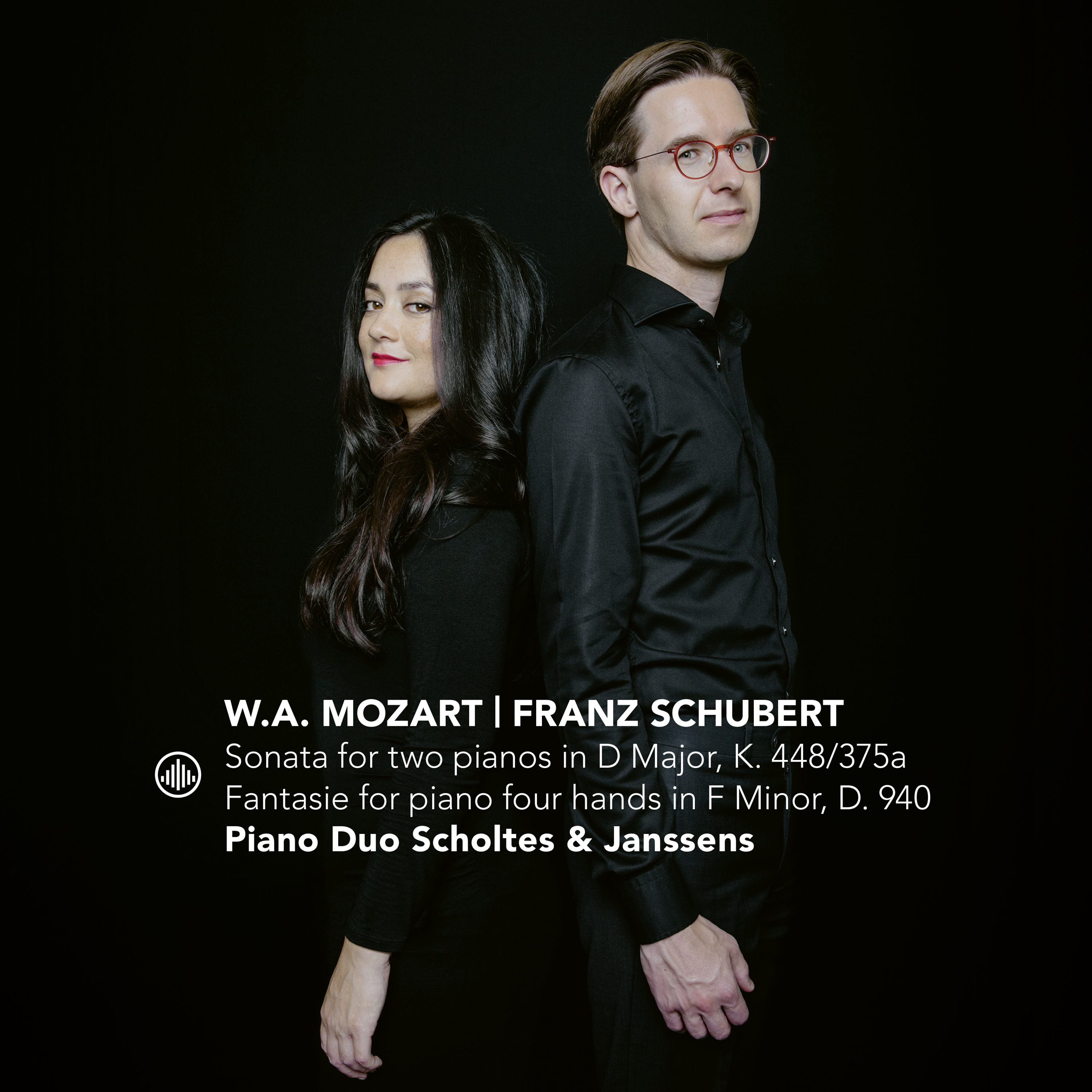 Cover: Sonata for two pianos in D Major, K. 448/375a | Fantasie for piano four hands in F Minor, D. 940