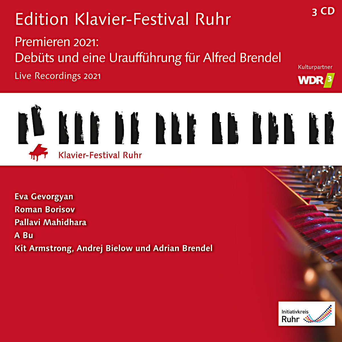 Cover: Edition Klavierfestival Ruhr Vol. 40, Debüts und eine Uraufführung für Alfred Brendel