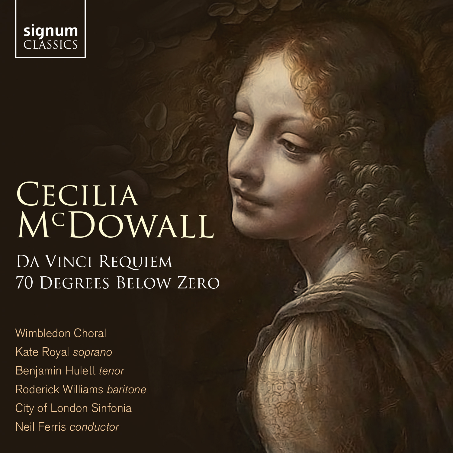 Cover: Cecilia McDowell Da Vinci Requiem, Seventy Degrees Below Zero