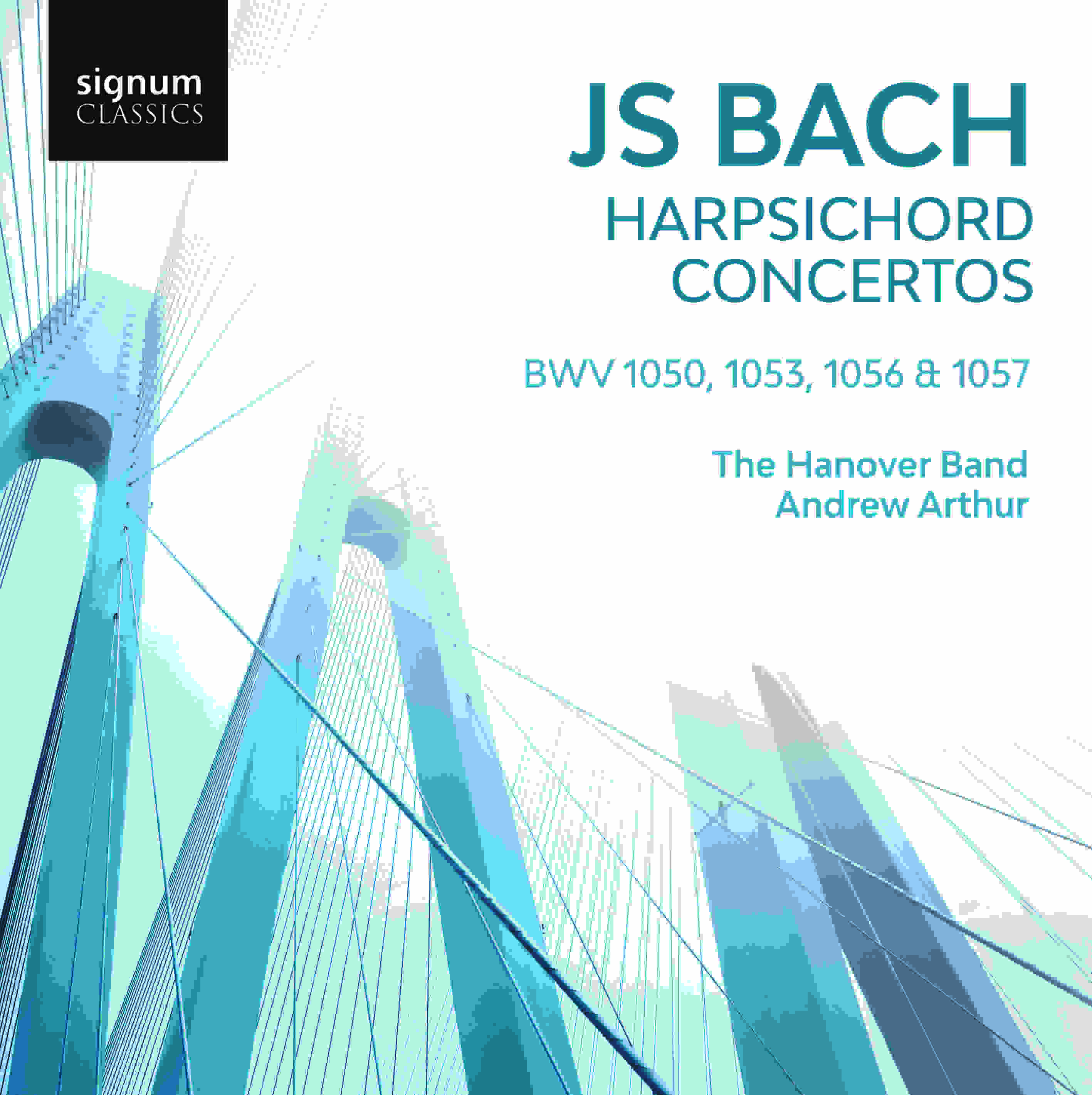Cover: Johann Sebastian Bach Harpsichord Concertos, BWV 1050, 1053, 1056 & 1057
