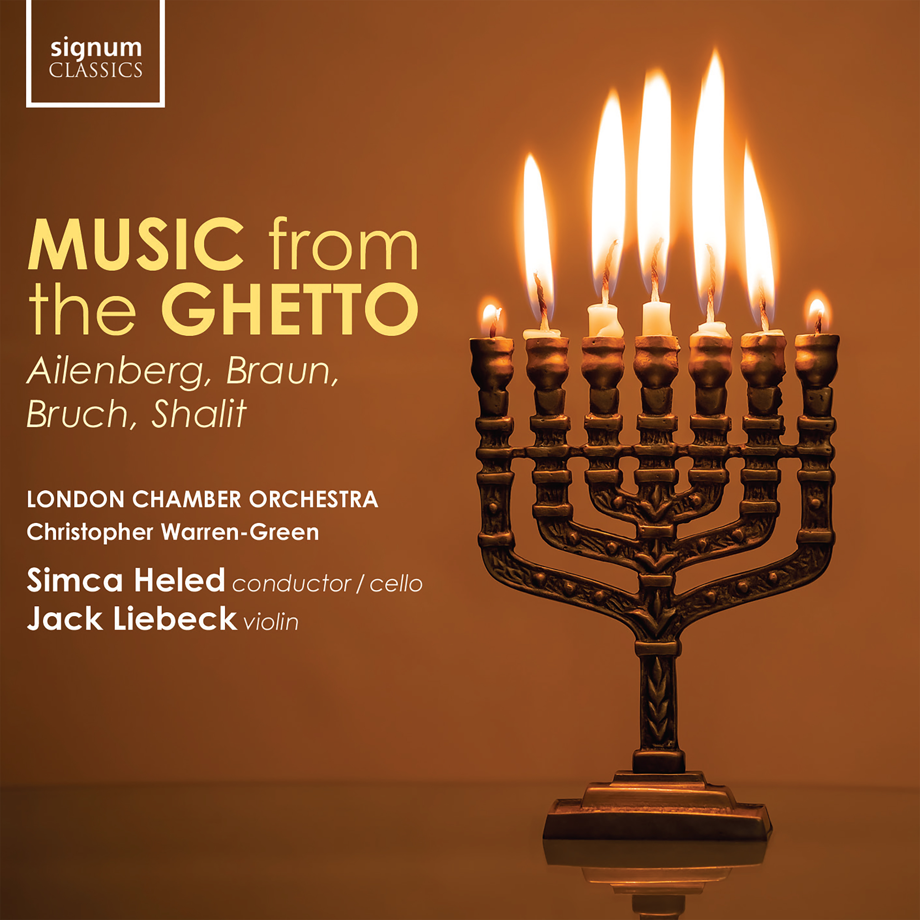 Cover: Music from the Ghetto Ailenberg, Braun, Bruch, Shalit