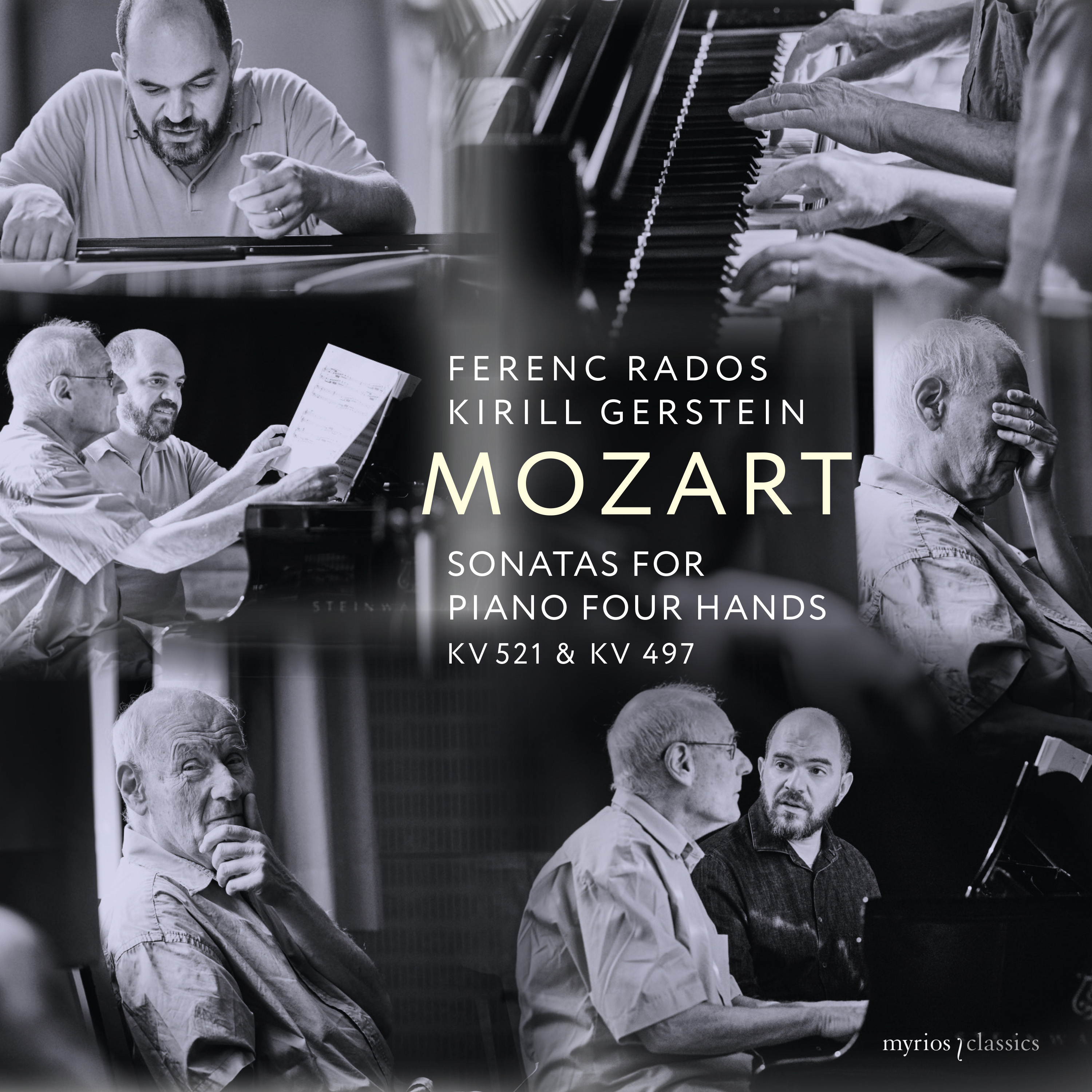 Cover: Sonatas for Piano Four Hands KV521 & 497