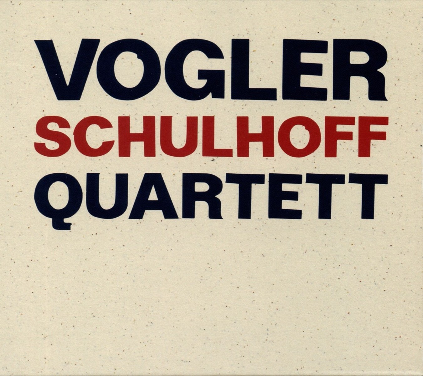 Cover: Vogler Schulhoff Quartett